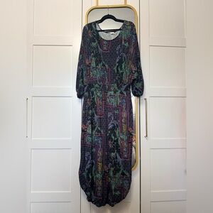 Anthropologie dolman sleeve midi dress